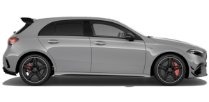 Auto hatchback clase A vista lateral - Mercedes Benz