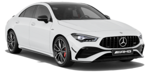 Auto coupé CLA Vista frontal - Mercedes Benz