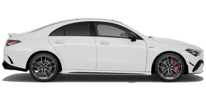 Auto coupé CLA vista frontal - Mercedes Benz